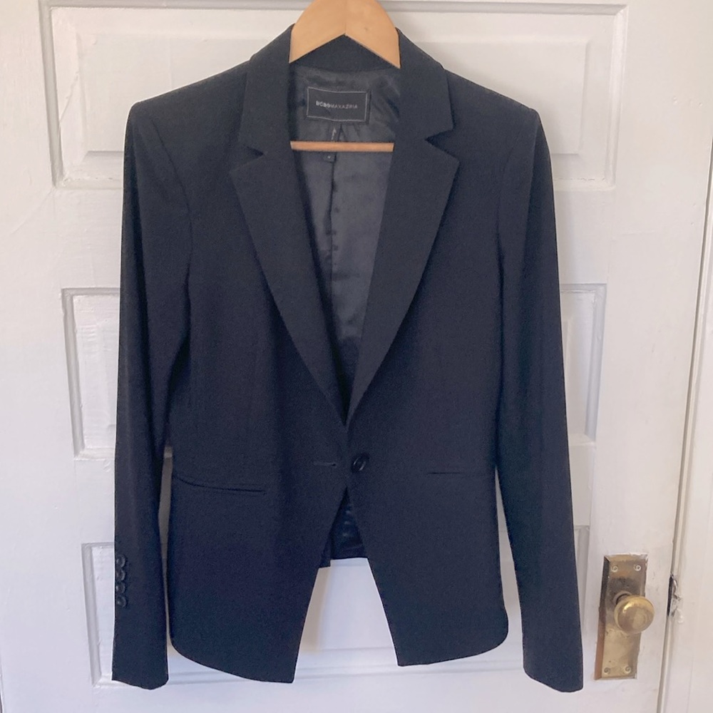 Black BCBGMaxAzria “Fay” Blazer Jacket Size M